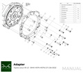 PMC Kit adaptador Toyota UZ - BMW M57N HGD JGA - 240mm / 9.45"
