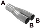 Y-tubo 50,8x44,5 Inoxidable