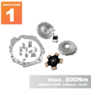 PMC RACE STAGE 1 Toyota UZ - BMW M50 S50 M52 S52 M54 - 240mm / 9.45"