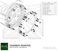 PMC Kit adaptador Toyota UZ - Toyota Altezza / Lexus IS200 J160 Aisin AZ6 (first gen.)