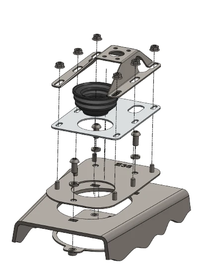 Soporte de montaje BMW E36 (PRO)