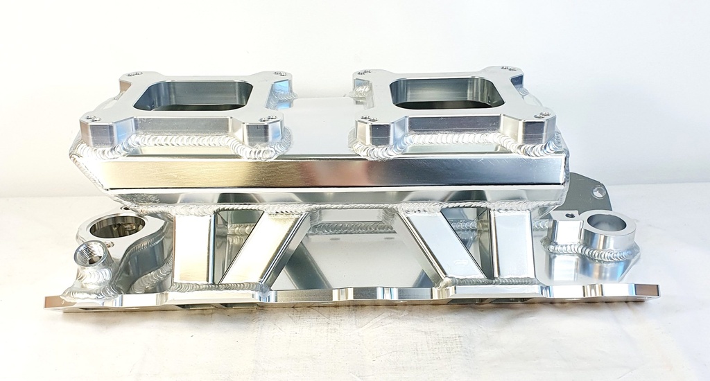 Colector de admisión Chevrolet Small Block (Carburadores duales)