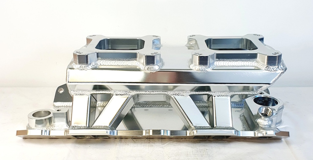 Colector de admisión Chevrolet Small Block (Carburadores duales)