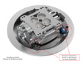 Air cleaner Drop base plate Silver