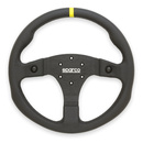 Sparco R350B Volante Cuero, Con botones