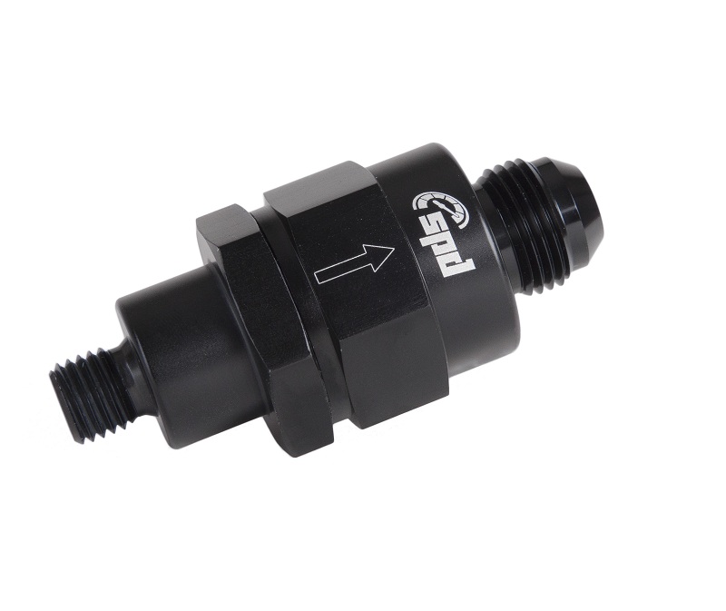 Válvula de retención SPD V2 Flujo completo M12x1.5 - AN8 NEGRO