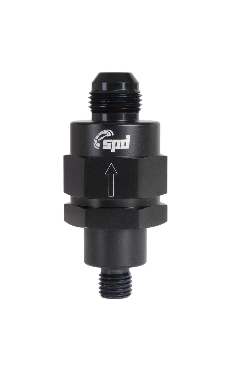 Válvula de retención SPD V2 Flujo completo M12x1.5 - AN8 NEGRO