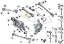 Tirante de caída ajustable superior trasero BMW F2x, F3x