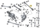 Puntera ajustable IRP trasera BMW F2x, F3x