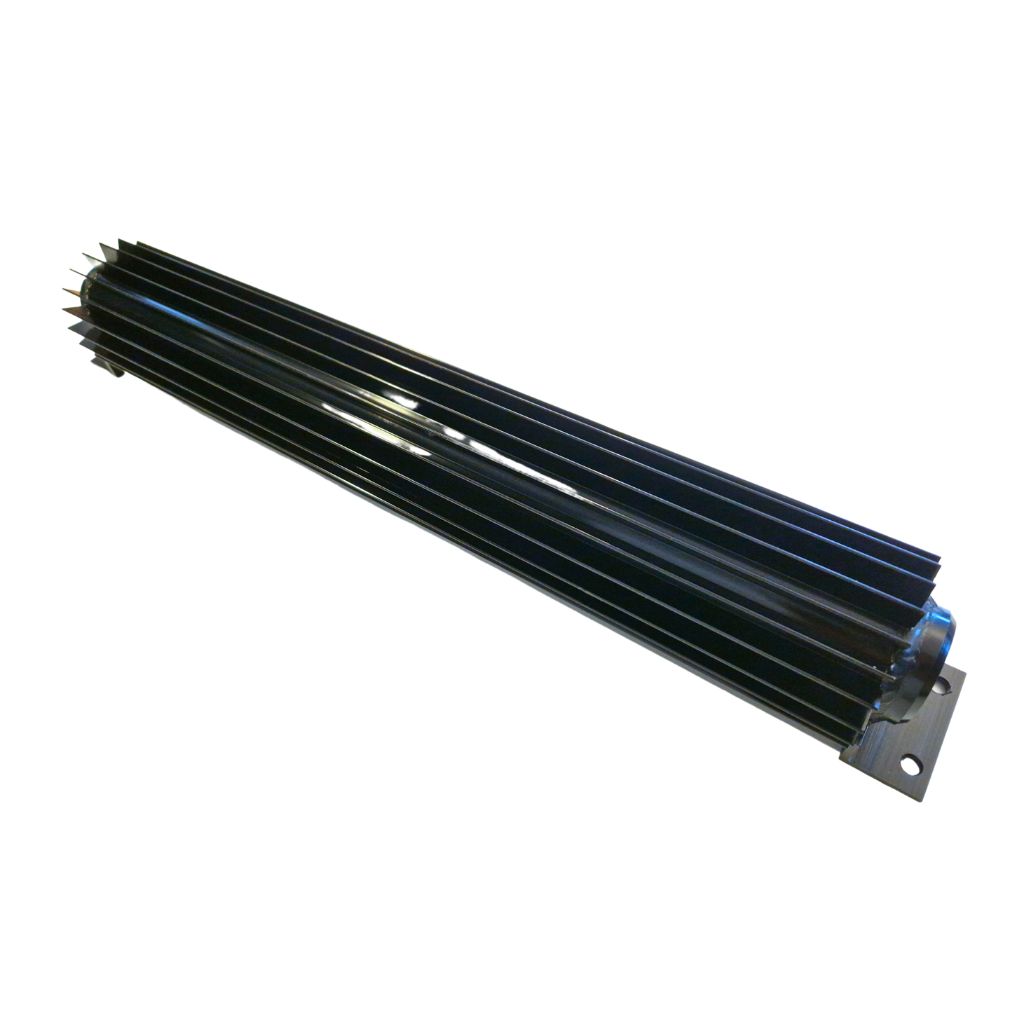 Cooler de combustible Negro 1/4 NPT 48cm (2 filas)