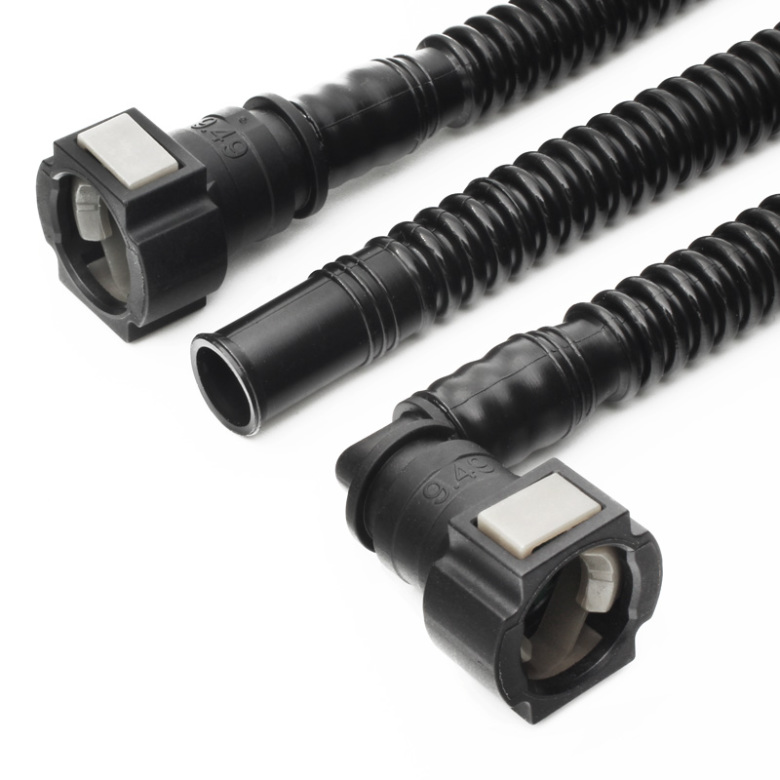 In-Tank 350mm fuel hose : SAE 9.49 90° - ID8