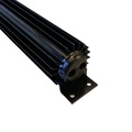 Cooler de combustible Negro 1/4 NPT 48cm (2 filas)