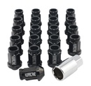 Tuercas Aluminio Negro M12x1,25 (39mm)