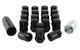 Kit Tuercas Rueda Acero Negro M12x1.5 (32mm)