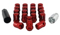 Kit Tuercas Rueda Acero Rojo M12x1.5 (32mm)