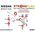 Casquillo barra estabilizadora delantera Strongflex Nissan Micra K11