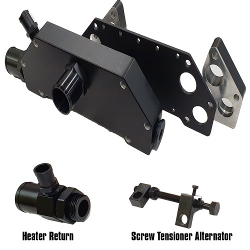 Davies Craig Adaptador de eliminación de bomba de agua GM LS3, LS6, SBC, LSX