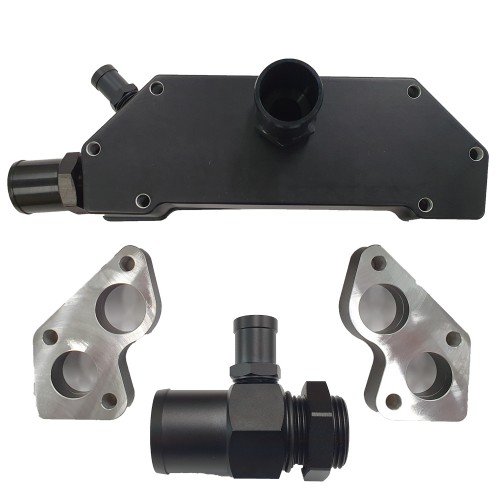 Davies Craig Adaptador de eliminación de bomba de agua GM LS3, LS6, SBC, LSX