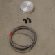 Kit de aceite Turbo 2 x 90 grados AN4 + Escudo térmico de aluminio