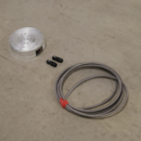 Oil in Kit Turbo 2 x Conexión recta AN4 + Alu Protección térmica
