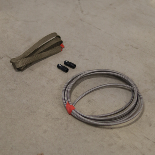 Oil in Kit Turbo 2 x Recto AN4 + Calcetín de protección térmica