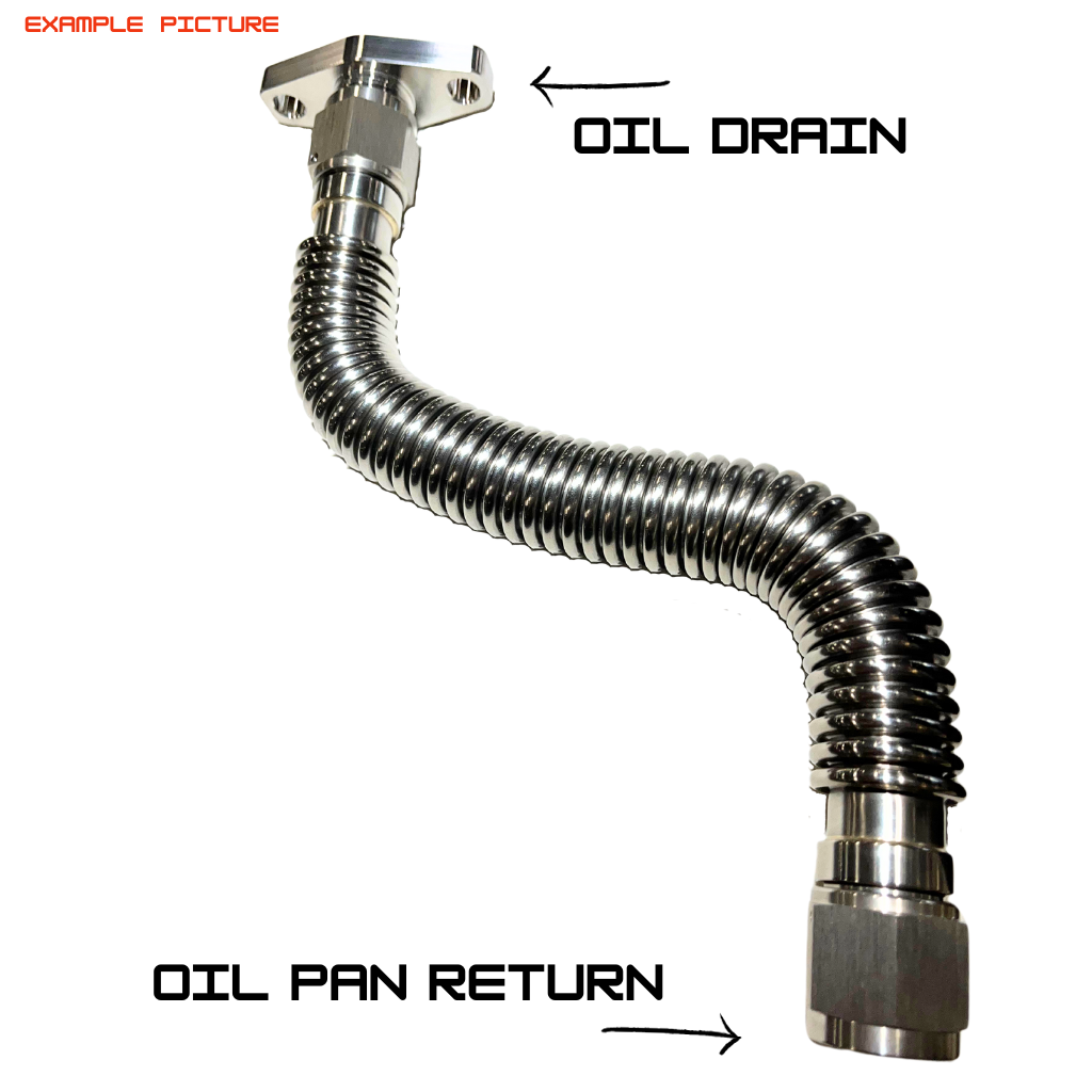 SPD Tubo flexible de retorno de aceite (200mm)