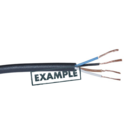 Cable sensor Blanco 2 empalme AWG 22