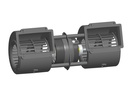 Doble Ventilador radial SPAL 600 m³/h