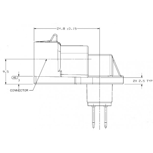 Terminal Bulkhead 4-Pin
