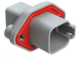 Amfenol Deutsch DT mampara de 6-Pin