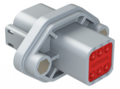 Amfenol Deutsch DT mampara de 6-Pin