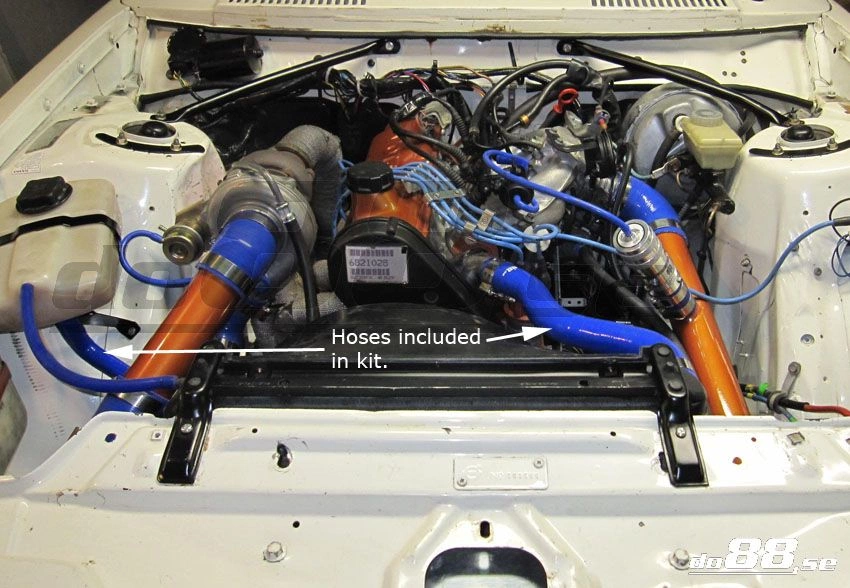 Mangueras De Radiador Volvo 240 Negras