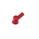 Cubierta terminal rojo 15x8mm