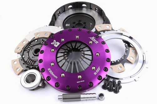 Xtreme Performance - 230mm Con resorte Cerámico Doble disco Kit de embrague Con volante 1000Nm