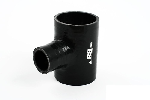 Manguera de silicona T-acoplamiento 2 '' + 1 '' (51 + 25mm)