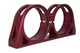SPD billet doble soporte de 60 mm rojo