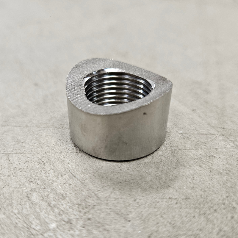 Tuerca lambda curva M18x1,5 Acero inoxidable