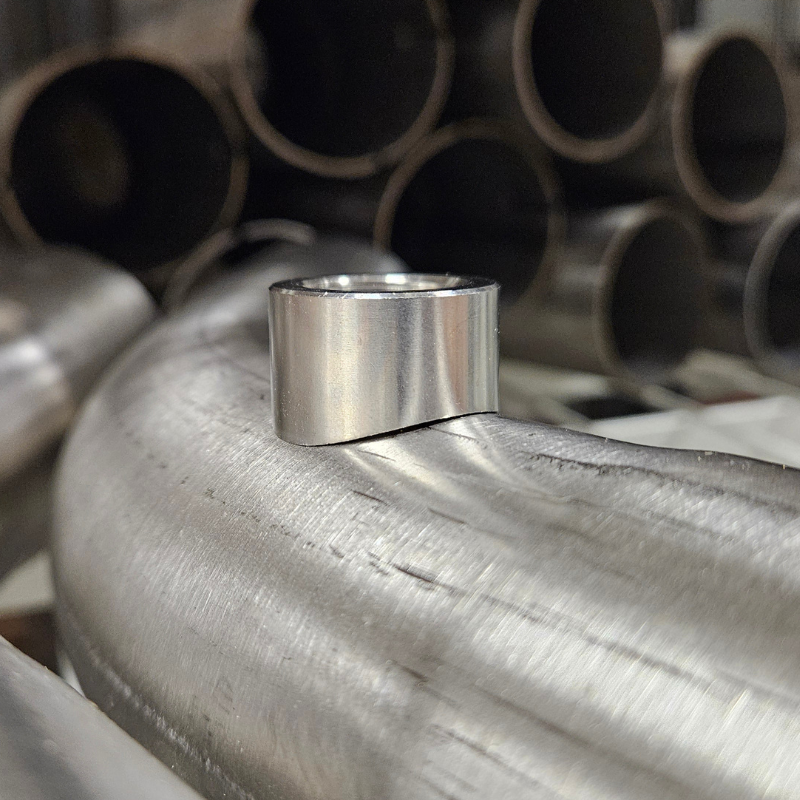 Tuerca lambda curva M18x1,5 Acero inoxidable