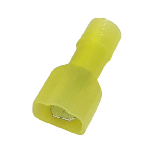 Pasador plano Macho Amarillo 2,5-4mm2 (10x)
