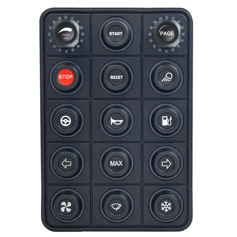 Teclado Link CAN 15 Botones + 2 Giratorios