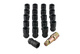 Kit tuercas de rueda con casquillo de bloqueo Negro M12x1,5