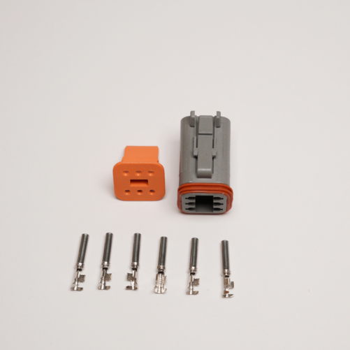 Conector 6-pin DT Serie Masculino