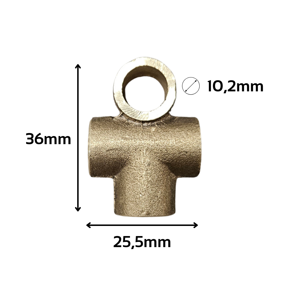 T-Block al tubo de freno M10x1