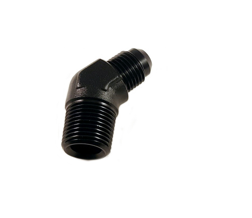 AN4 - 1/8" adaptador NPT forjado 45 °