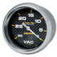 2-5/8" Vacuum, 0-30 In Hg, Carbon Fiber