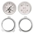 2 Gauge Direct Fit Dash Kit, Chevy Car 51-52, 2 Gauge,  Old-Tyme White