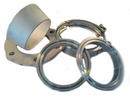 HOLSET HX40 PORT WG - Kit de banda V 3" SS
