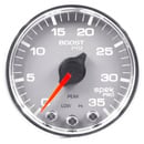 2-1/16" Boost, 0-35 Psi, Spek-Pro, Silver/Chrome