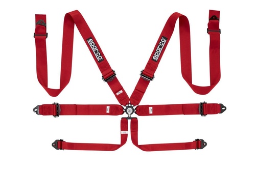 SPARCO 6PT SALIDA ARBIO ROJO