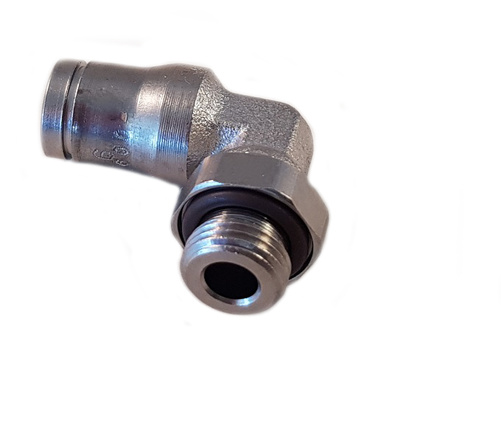 1/8 Ajuste neumático Codo de 90 grados (manguera de 6 mm)